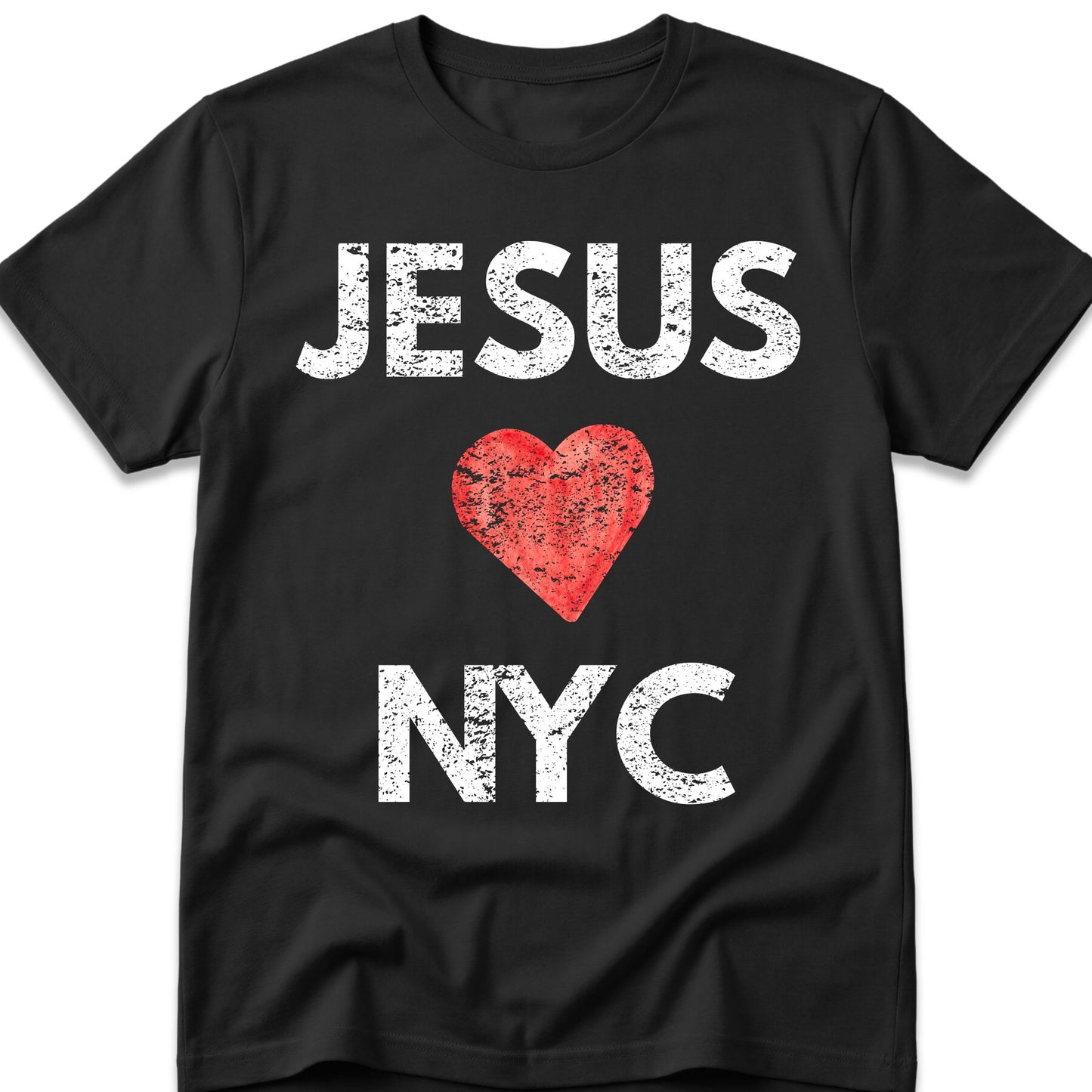 JESUS (HEART) LOVES NYC T-Shirt