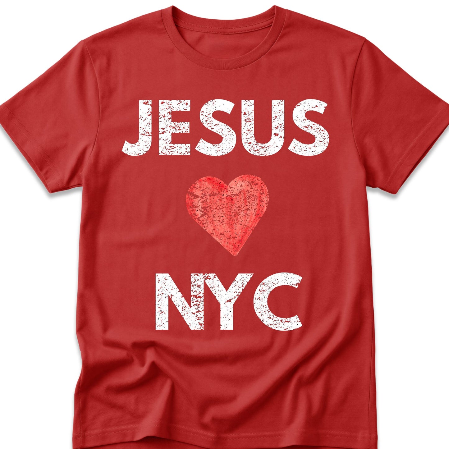 JESUS (HEART) LOVES NYC T-Shirt