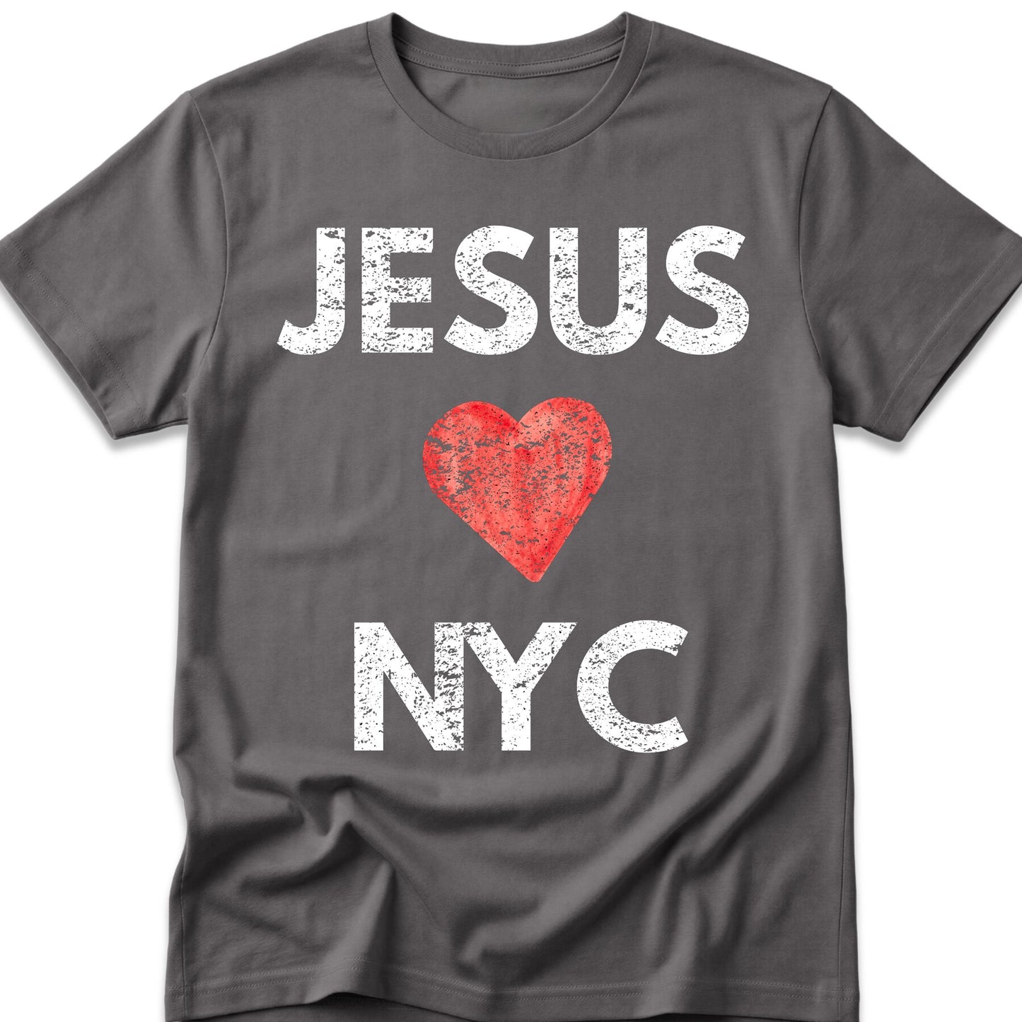 JESUS (HEART) LOVES NYC T-Shirt