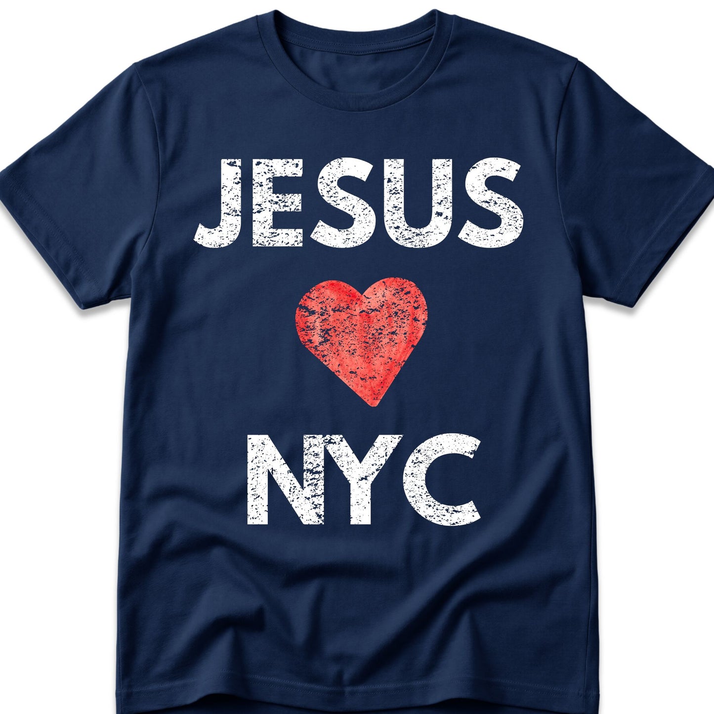 JESUS (HEART) LOVES NYC T-Shirt